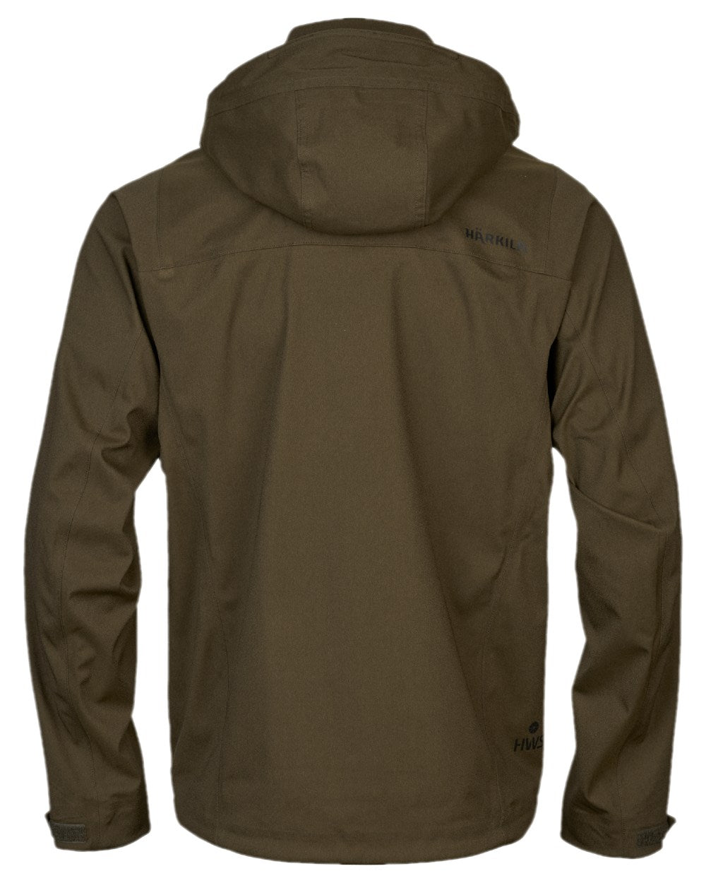 Hunting Green Coloured Harkila Finnmark HWS Jacket on white background #colour_hunting-green