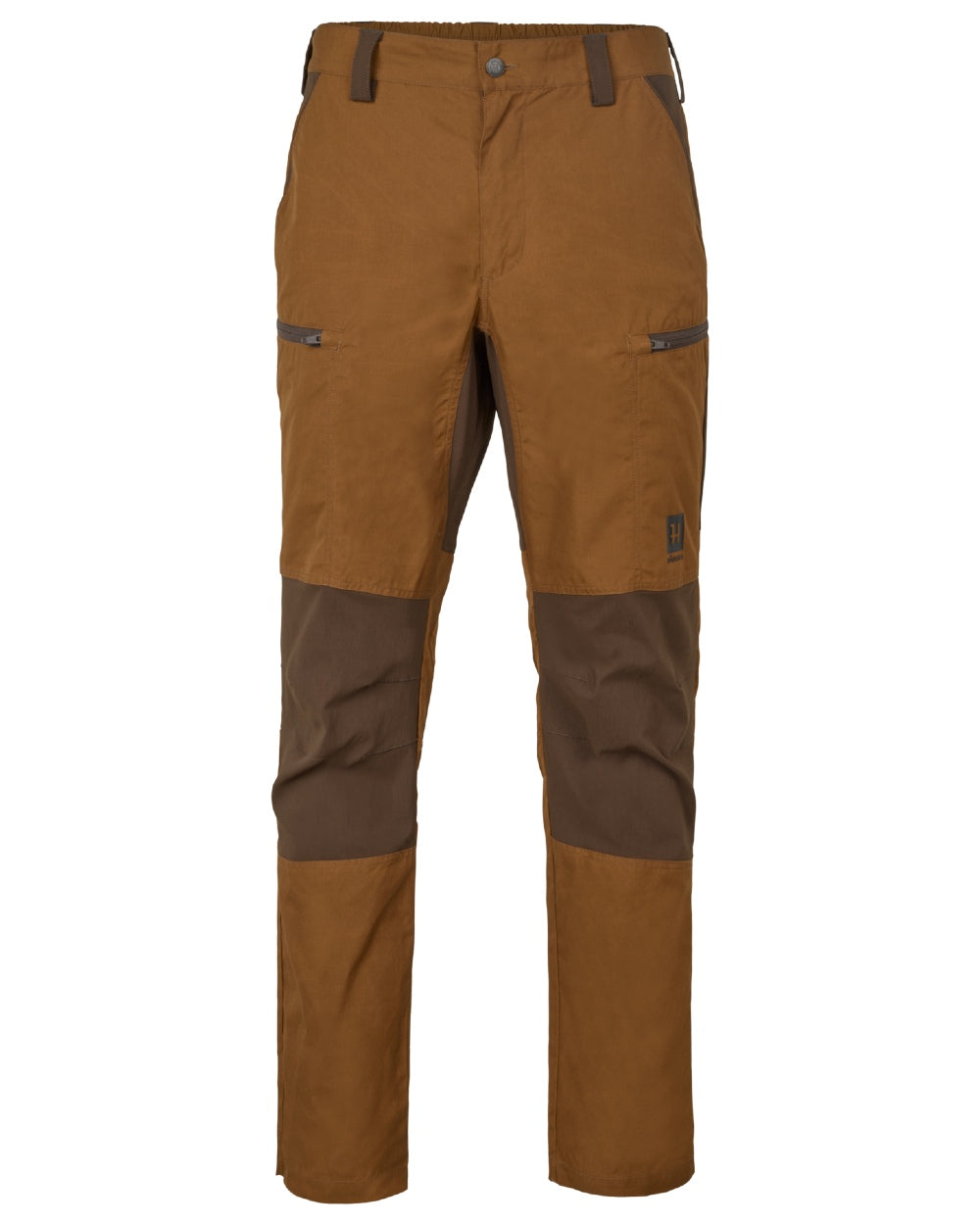 Rustique Clay Brown Coloured Harkila Fjell Trousers on white background #colour_rustique-clay-brown
