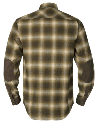 Willow Green Coloured Harkila Folke Shirt Jacket on white background #colour_willow-green