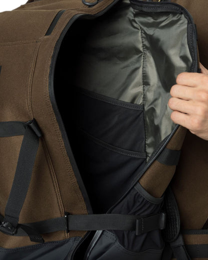 Hunting Green Coloured Harkila Forest Hunter Backpack on white background #colour_hunting-green