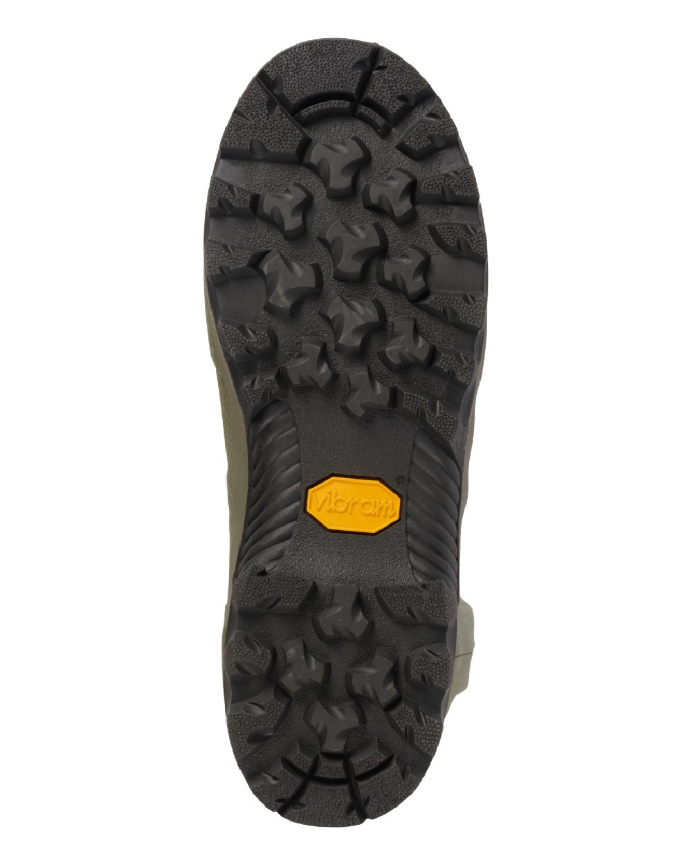 Dark Olive Coloured Harkila Forester Zip Rubber Boot on white background #colour_dark-olive