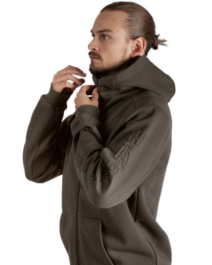 Grey Coloured Harkila Hoodie on white background #colour_grey