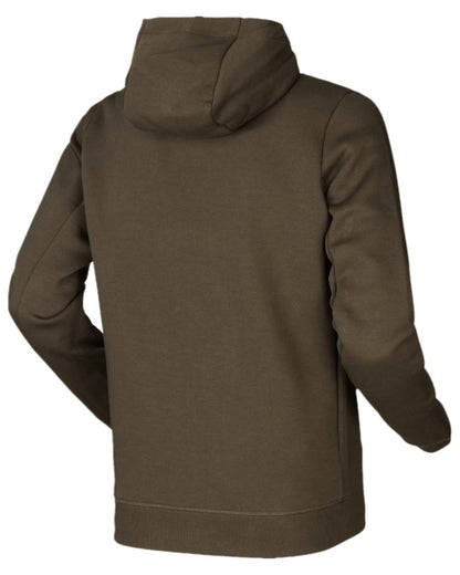 Willow Green Coloured Harkila Hoodie on white background #colour_willow-green