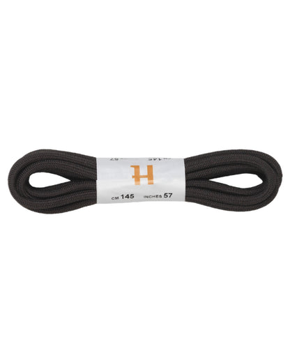 Dark Brown Coloured Harkila Hunting Boots Laces on white background #colour_dark-brown