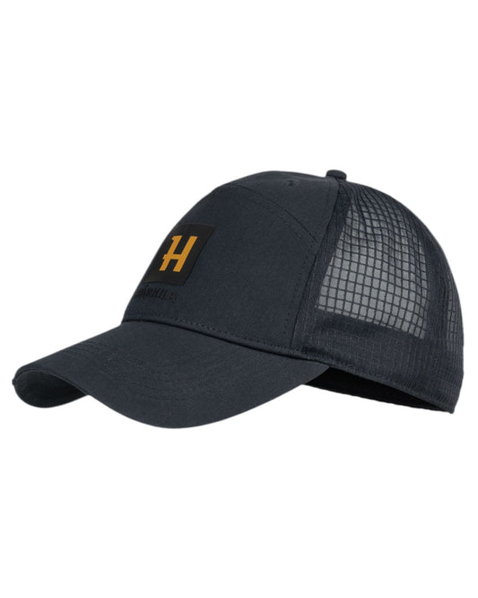 Dark Navy Coloured Harkila Instinct Cap on white background #colour_dark-navy