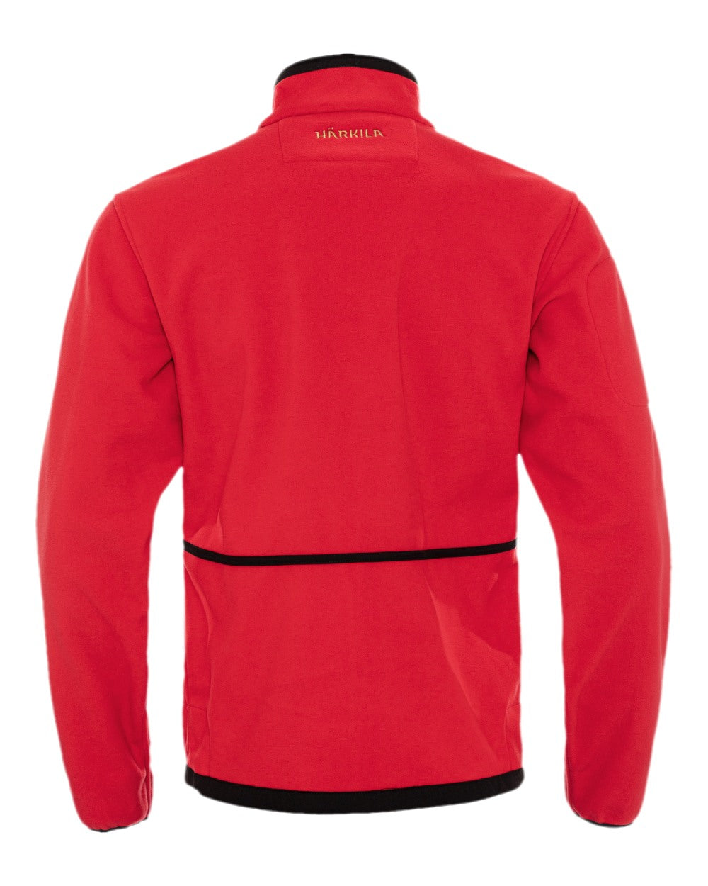 Brown Red Coloured Harkila Kamko Fleece on white background #colour_brown-red