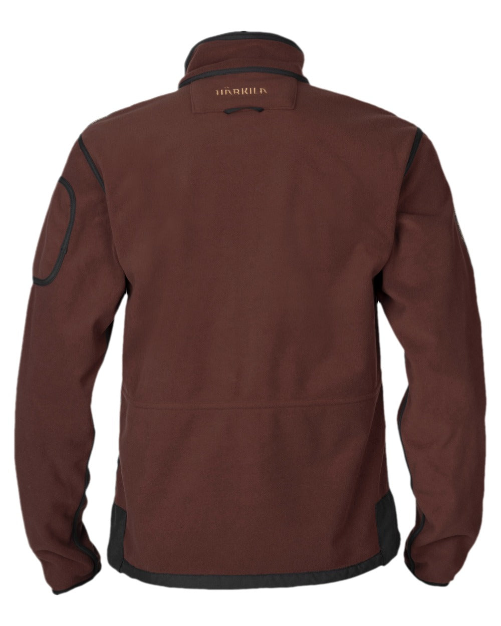Green Bordeaux Coloured Harkila Kamko Fleece on white background #colour_green-bordeaux