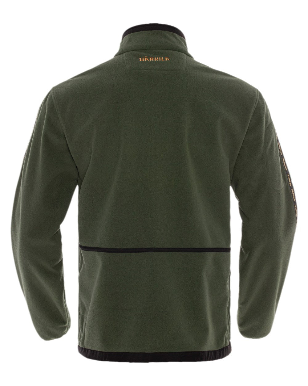Grey Green Coloured Harkila Kamko Fleece on white background #colour_grey-green