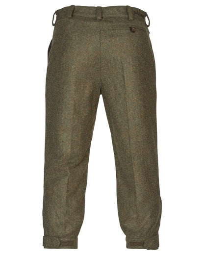 Forest Green Herringbone Coloured Harkila Kenmore GTX Breeks on white background #colour_forest-green-herringbone