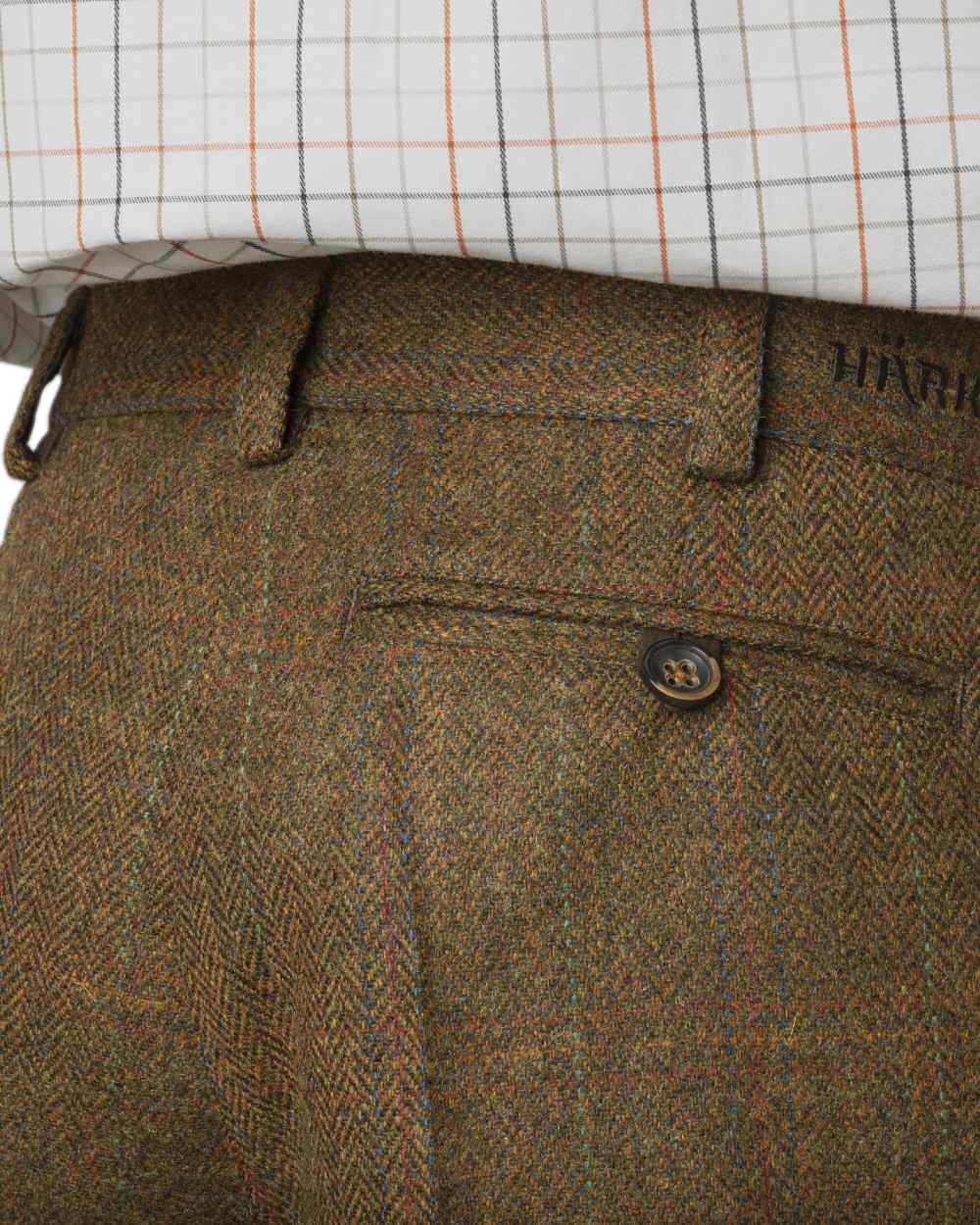 Terragon Brown Coloured Harkila Kenmore GTX Breeks on white background #colour_terragon-brown