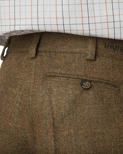 Terragon Brown Coloured Harkila Kenmore GTX Breeks on white background #colour_terragon-brown