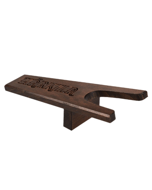 Brown Coloured Harkila Logo Bootjack on white background #colour_brown