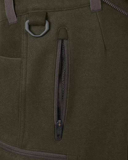 Willow Green Harkila Metso Hybrid Trousers on white background #colour_willow-green