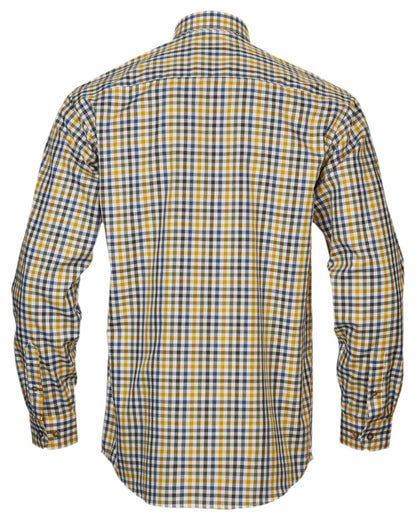 Grape Leaf Coloured Harkila Milford Shirt on outdoor background #colour_grape-leaf