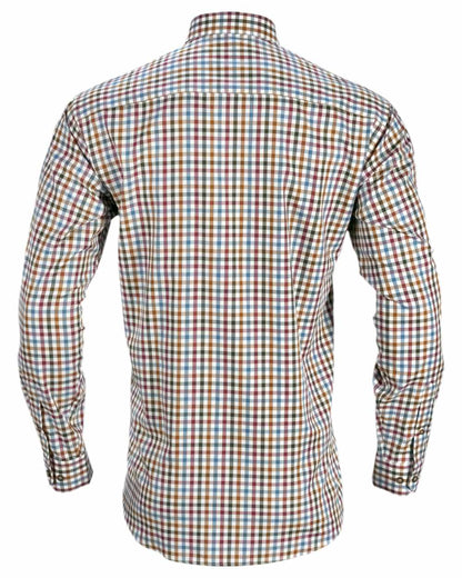 Multi Check Coloured Harkila Milford Shirt on white background #colour_multi-check