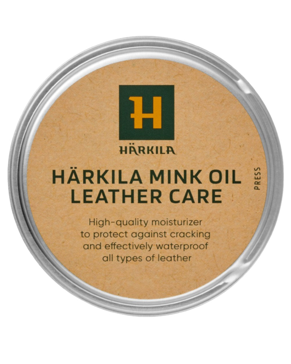 Neutral Coloured Harkila Mink Oil Leather Care 170 ml on white background #colour_neutral