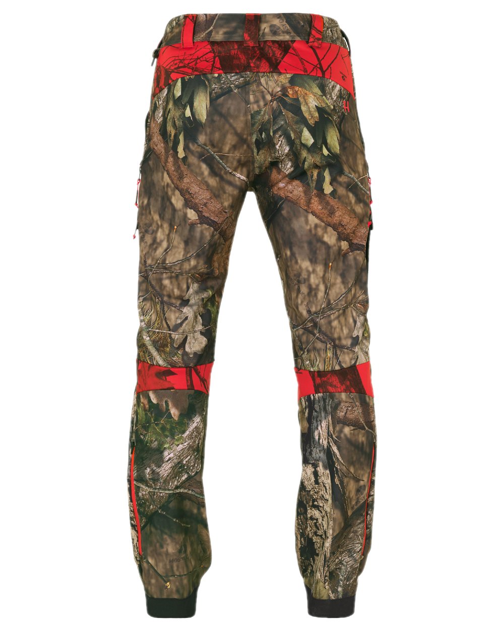 Mossy Oak Break-Up Country Red Coloured Harkila Moose Hunter 2.0 Light Trousers on white background #colour_mossy-oak-break-up-country-red