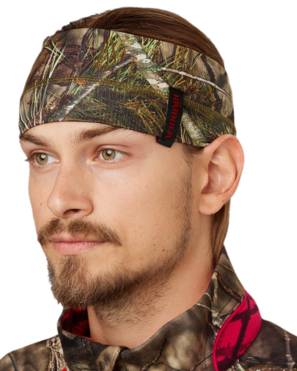 MossyOak Break-Up Country Coloured Harkila Moose Hunter 2.0 Neck Gaiter on white background #colour_mossyoak-break-up-country