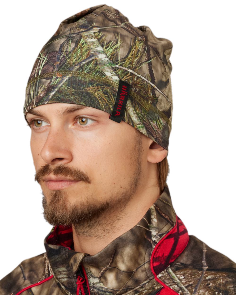 MossyOak Break-Up Country Coloured Harkila Moose Hunter 2.0 Neck Gaiter on white background #colour_mossyoak-break-up-country