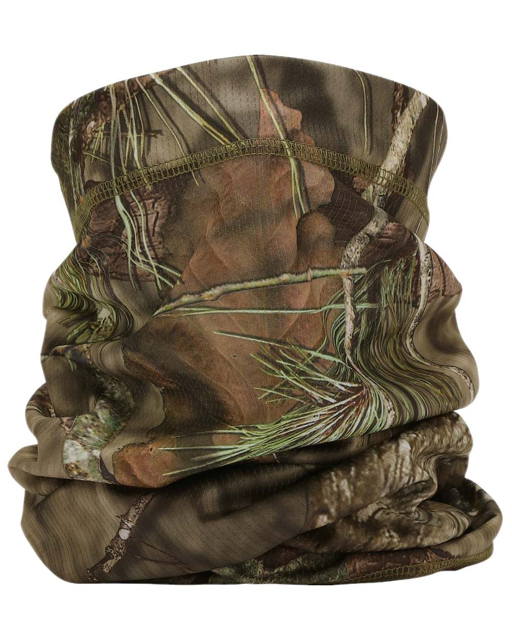 MossyOak Break-Up Country Coloured Harkila Moose Hunter 2.0 Neck Gaiter on white background #colour_mossyoak-break-up-country