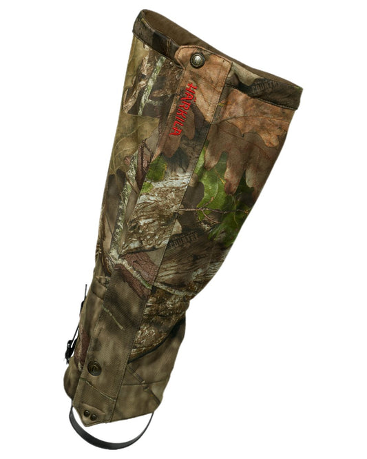 Mossy Oak Break-up Country Coloured Harkila Moose Hunter 2.0 Silent Gaiters on white background #colour_mossy-oak-break-up-country