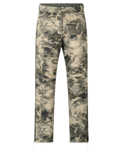 AXIS Mountain Coloured Harkila Mountain Hunter Expedition Packable Down Trousers on white background #colour_axis-mountain