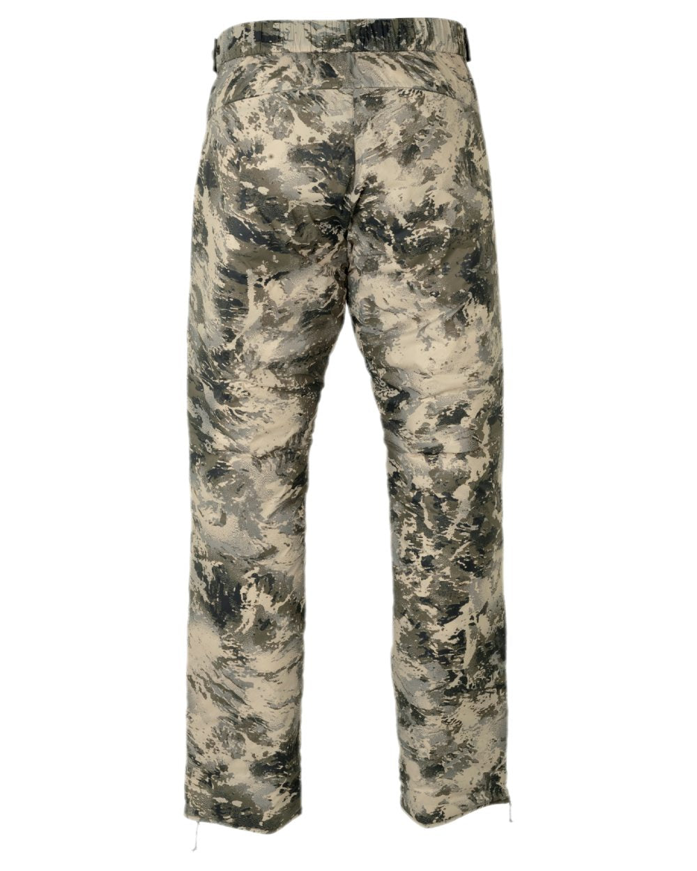 AXIS Mountain Coloured Harkila Mountain Hunter Expedition Packable Down Trousers on white background #colour_axis-mountain