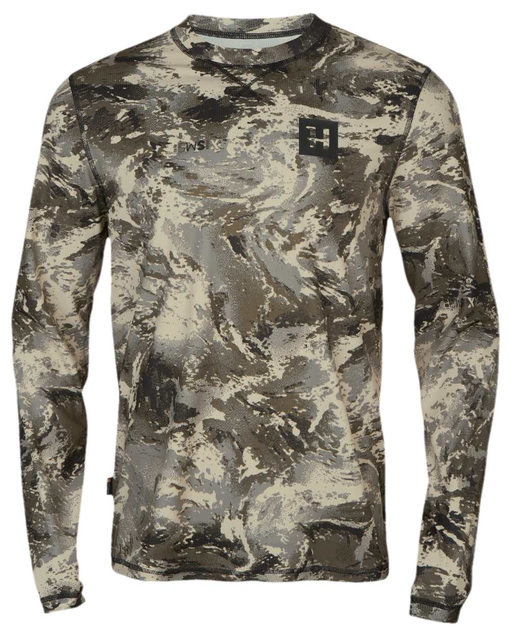 AXIS Mountain Coloured Harkila Mountain Hunter Expedition T-Shirt on white background #colour_axis-mountain