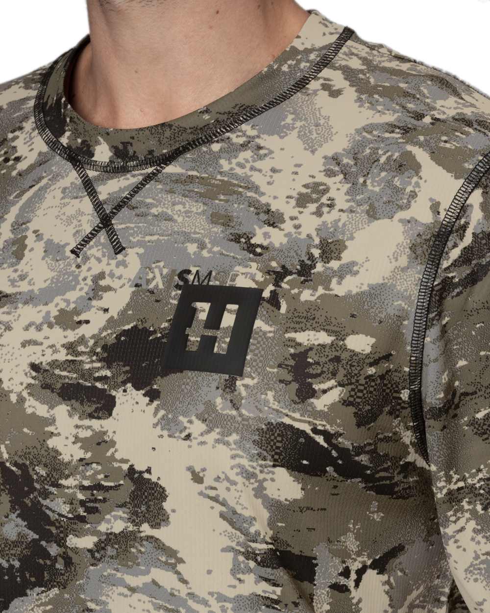 AXIS Mountain Coloured Harkila Mountain Hunter Expedition T-Shirt on white background #colour_axis-mountain