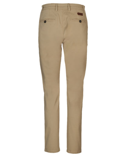 Sand Coloured Harkila Norberg Lady Chinos on white background #colour_sand