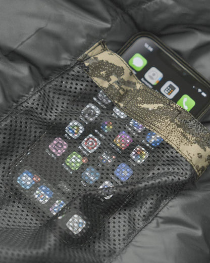Axis MSP Mountain Coloured Harkila One Camo HSP Sleeping Bag on white background #colour_axis-msp-mountain