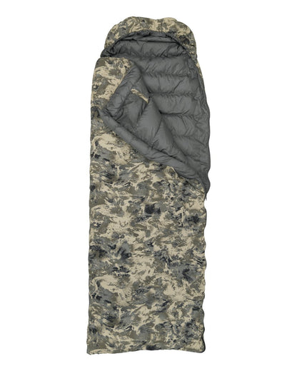 Axis MSP Mountain Coloured Harkila One Camo HSP Sleeping Bag on white background #colour_axis-msp-mountain