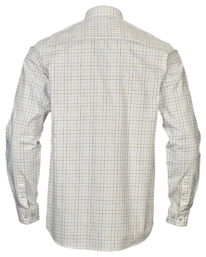 Naval Blue Coloured Harkila Portfield Long Sleeve Shirt on white background #colour_naval-blue