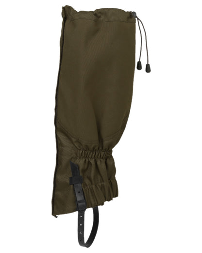 Willow Green Coloured Harkila Pro HWS Gaiters on white background #colour_willow-green