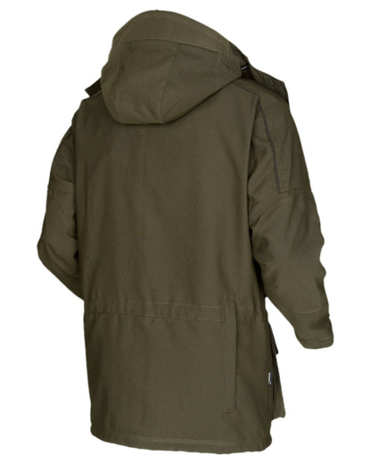 Willow Green Coloured Harkila Pro Hunter Endure Jacket on white background #colour_willow-green