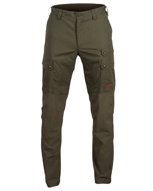 Light Willow Green Coloured Harkila Pro Hunter Light Trousers on white background #colour_light-willow-green