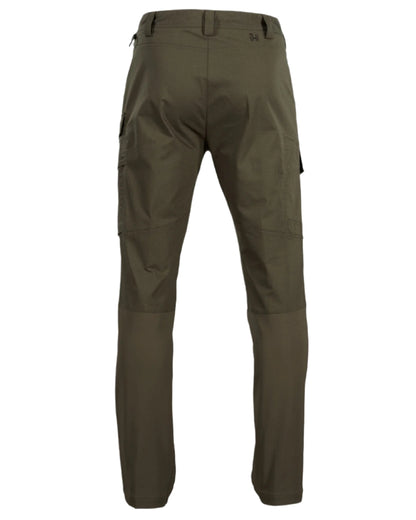 Light Willow Green Coloured Harkila Pro Hunter Light Trousers on white background #colour_light-willow-green