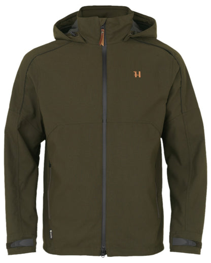 Willow Green Coloured Harkila Pro Hunter Move 2.0 GTX Jacket on white background #colour_willow-green