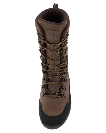 Dark Brown Coloured Harkila Pro Hunter Ridge 2.0 GTX on white background #colour_dark-brown