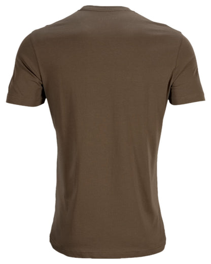 Slate Brown Coloured Harkila Pro Hunter Short Sleeve T-Shirt on white background #colour_slate-brown