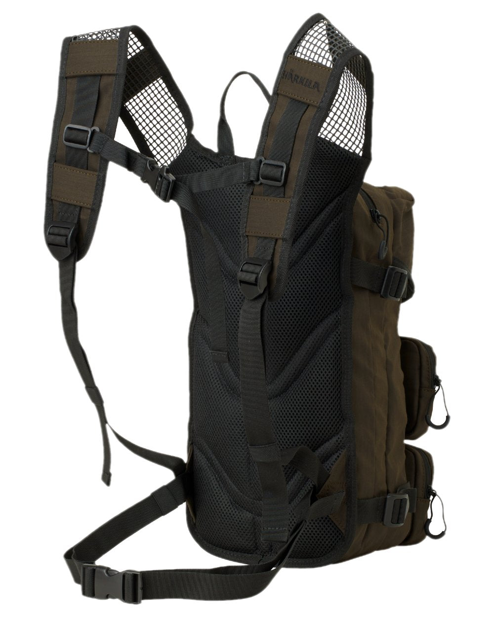 Willow Green Coloured Harkila Ragnar First Aid Backpack on white background #colour_willow-green