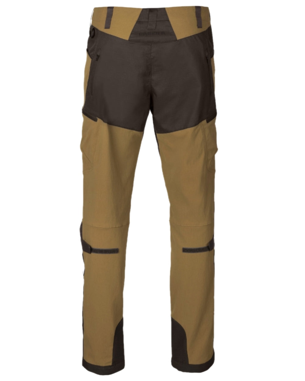 Shadow Brown Golden Brown Coloured Harkila Ragnar Trousers on white background #colour_shadow-brown-golden-brown