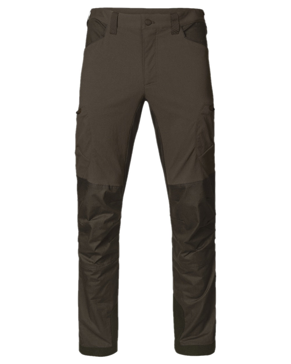Slate Brown Willow Green Coloured Harkila Ragnar Trousers on white background #colour_slate-brown-willow-green