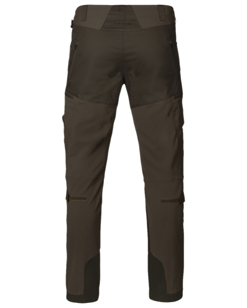 Slate Brown Willow Green Coloured Harkila Ragnar Trousers on white background #colour_slate-brown-willow-green