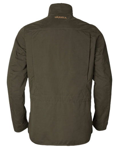 Willow Green Coloured Harkila Rannoch HWS Shooting Jacket on white background #colour_willow-green