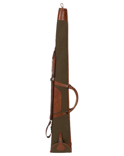 Warm Olive Coloured Harkila Retrieve Shotgun Slip on white background #colour_warm-olive