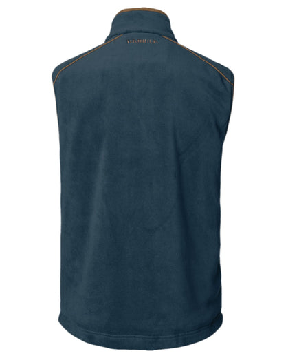 Blue Coloured Harkila Sandhem 200 Fleece Waistcoat on white background #colour_blue