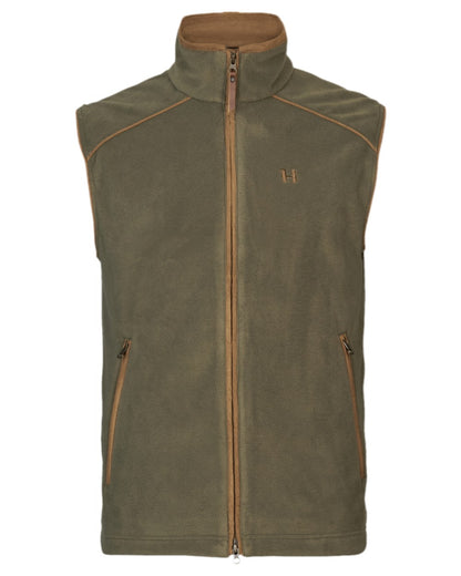 Grape Leaf Coloured Harkila Sandhem 200 Fleece Waistcoat on white background #colour_grape-leaf