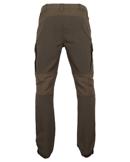 Dark Earth Slate Brown Coloured Harkila Scandinavian Trousers on white background #colour_dark-earth-slate-brown