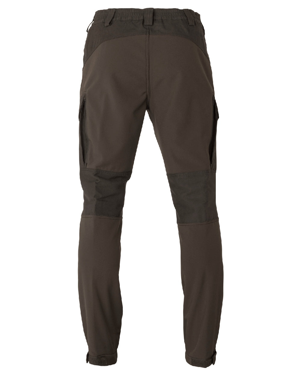 Shadow Brown Deep Brown coloured Harkila Scandinavian Trousers on white background #colour_shadow-brown-dark-brown